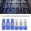6PCS 3-Pin Speaker Connector 20A Power Plug Connector Input+Output Converters for Stage Light LED Screen Audio 2