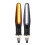 24LED Motorcycle Turn Signal Lights White Amber Dynamic Indicators Front Rear Flasher Blinker Light for Motorcycle 1