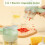 4-in-1 Handheld Electric Vegetable Cutter Set Wireless  Food Processor with One-Touch Cleaning 4