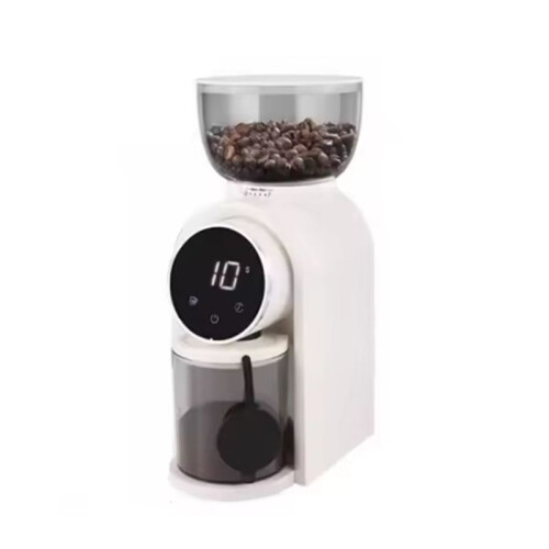 Automatic Electric Coffee Grinder Burr Mill with Visual Bean Storage for Espresso American Coffee UK Plug B