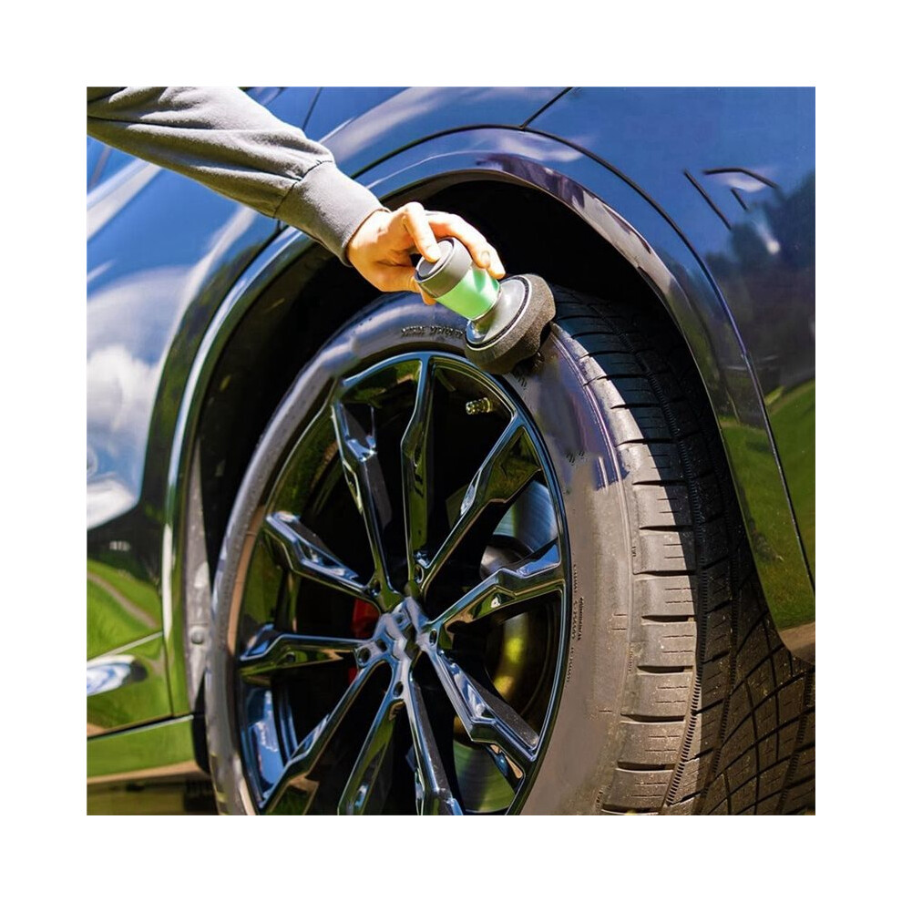 Tire Shine Applicator For Cars & Trucks, Reusable No-Drip Tire Dressing Tool, Streak-Free Shine Car Detailing Tool 4711139697110
