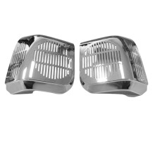 Motorcycle Chrome Rear Speaker Covers for Goldwing GL1500 SE/A Aspencade 1988-2000 Fairing Speakers Grill Cover