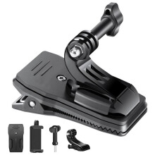 360 Rotation Backpack Strap Quick Clip Mount for  Hero 13 12 11 10 Hands-Free Action Camera Shoulder Strap Holder