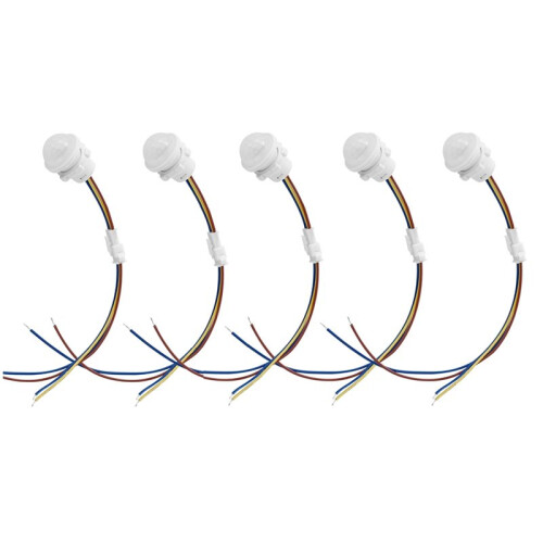 5 Packs Motion Sensor Light , PIR Sensor  Detection ,Ceiling or Wall Mount  Light 1