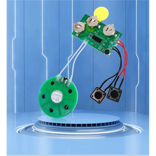 DIY Greeting Card Voice Recording Module with 120 Second Recordable Button Interactive Sound Playback 1