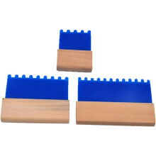 3 Pieces Fashionable Art Wall Design Tool Set 3 Scraper Home Accessories Concrete and Paint Texturing Drywall Comb Tools