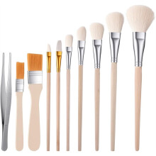 Acrylverfkwasten, 9-Delige Set met Veelzijdige Mengkwasten en Pincet voor Acryl- en Gouacheverf