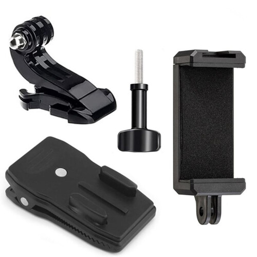 360 Rotation Backpack Strap Quick Clip Mount for  Hero 13 12 11 10 Hands-Free Action Camera Shoulder Strap Holder 1