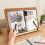 Compact Foldable Reading Stand, Wood Book and Tablet Holder, Easily Adjustable Rest 3