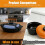 2 Pcs Universal Securing Straps, Black Pot Lid Accessory Tools Pot Lid Holders,Spill-Proof Design Transport Accessories 5