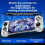D6  Stretch Gamepad for Android Cell Phone PC Tablet Hall Effect Joystick Foldable Type-C Port 2