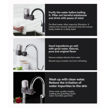 Faucet Mount Water Filter Kitchen Sink Purifier Filter with 2 Filter for Reducing Chlorine Limescale Heavy Metals