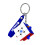 330 Mini 3x3 Speed Cube Keychain, Stickerless Puzzle, Smooth Corner Cutting, 1.2 Inch 1