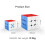 330 Mini 3x3 Speed Cube Keychain, Stickerless Puzzle, Smooth Corner Cutting, 1.2 Inch 3