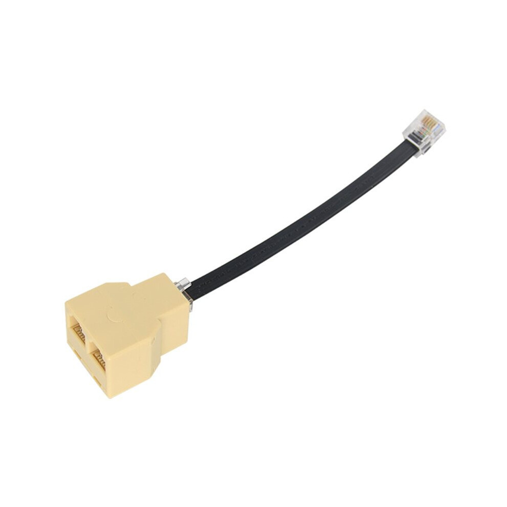 50Cm Rj12 6P6c Coupler 2 Way Rj11 Telephone Cable Splitter Adapter Suitable For Telephone 4712545319900