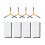 8 Pcs for GARLYN SR-800 Max / SR-800 Pro Max Sweeping Accessories Side Brush Filter 6