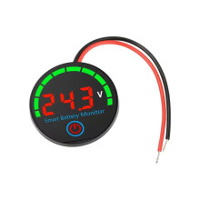 LED Battery Level Indicator Digital Voltmeter 12V/24V/36V/48V Voltage Charge Tester Lithium Battery Capacity Board Red