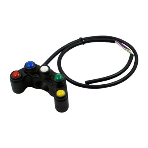 Motorcycle Electric Vehicle Modification Five-Position Handlebar  for Turn Signals, Horn Headlights 2