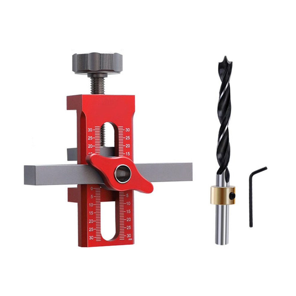 Cabinet Door Mounting Jig, Adjustable Alignment And Precision Drilling Guide, Rustproof 10Mm Set 9771547127123