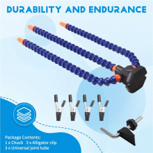 Bancada de Trabalho Bancada de Trabalho Mesa de Soldagem com 3 Braços Flexíveis Suporte de Ferro de Solda Reparo de Solda de PCB