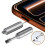 2 in 1 SIM Card Tray Removal Tool Portable  Keychain Eject Pins Multi-Functional Earphone Cleaning Brush 4