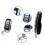 Garage Door Remote Control 433MHz, Universal Duplicator Code Grabber Clone Gate Key Fob Hand Transmitter 9