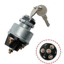 12V Universele Auto Auto Boot Contactslot 4 Posities met 2 Sleutels aan Uit voor Tractor Tuning Vrachtwagen Auto Gereedschap