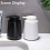 Soap Dispenser, 400ml Ceramic Liquid Soap Dispenser with Pump , White 2