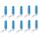 10pcs 433MHz Remote Control Compact Wireless Duplicator for Garage Doors Gates Systems Universal Compatibility 1