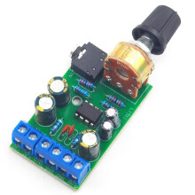 TDA2822M Stereo Audio Amplifier Board 2.0 Stereo  Amplifier Board  1.8-12V Portable Radio Amplifier Board