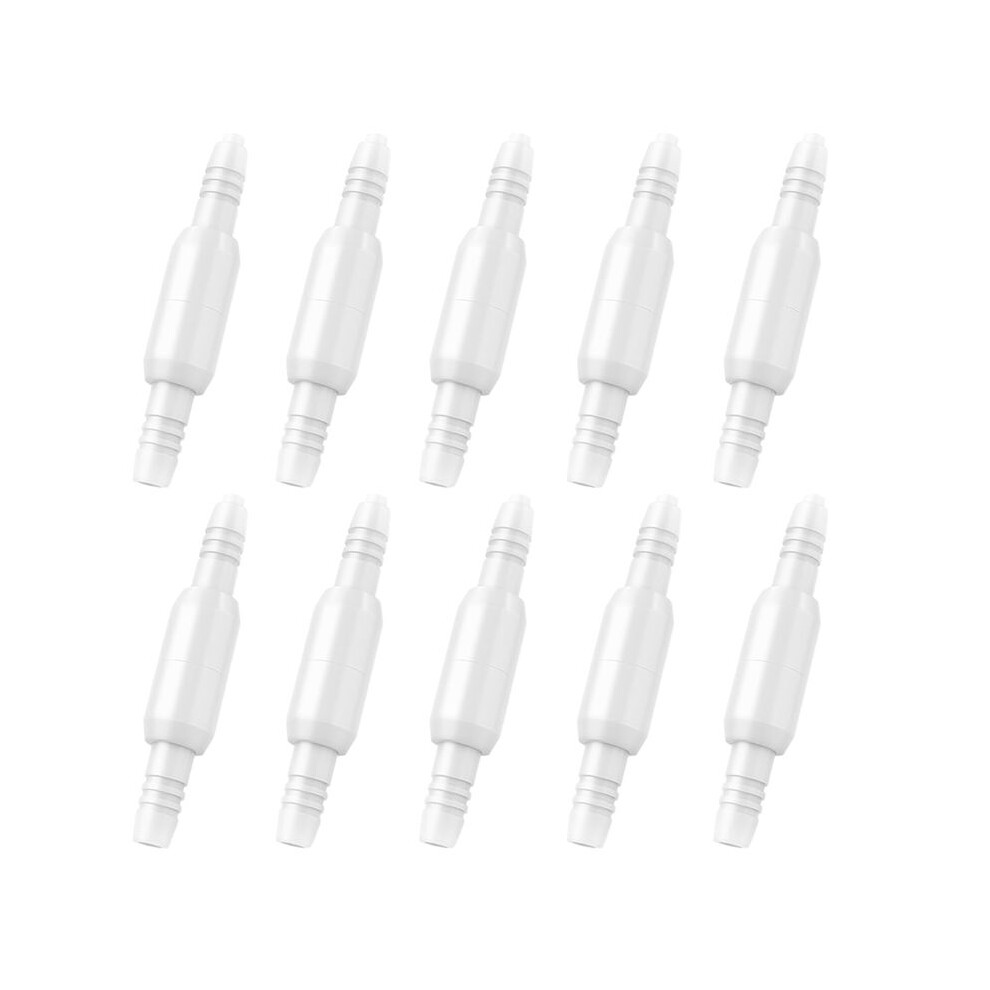 Oxygen Tubing Swivel Connectors,360-Degree Rotatable Oxygen Tube Connectors, Oxygen Connector Avoid Tangles 10PCS