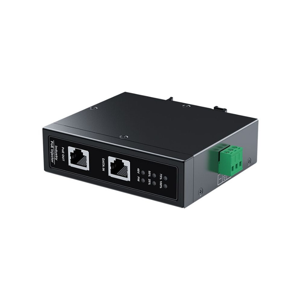 10G Industrial Poem Injectator 90W Din Rail Ieee 802.3 Af/At/Bt Plugandplay 48-55V For Poe Camera,Wireless Ap 4713145032541