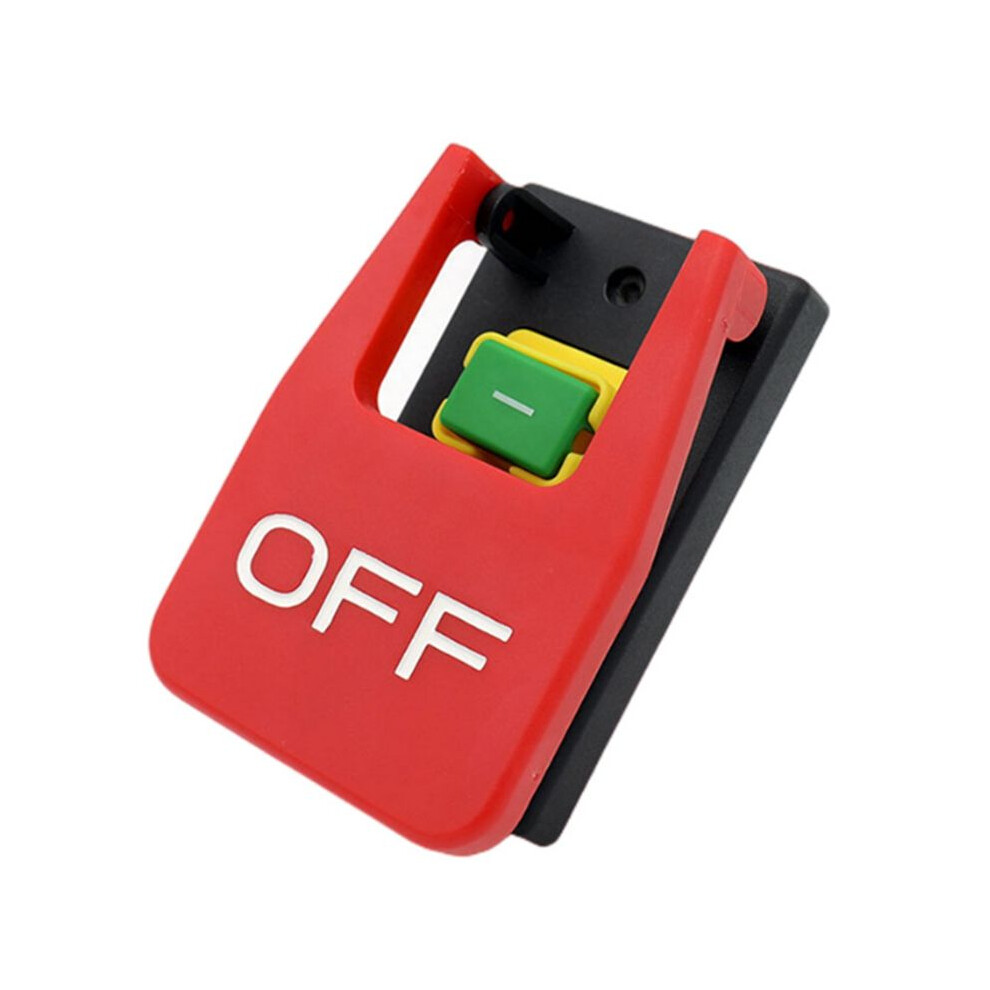 4Pin Off Red Cover Emergency Stop Push Button 250V 16A Power-Off Protection Electromagnetic Start 6031969096067