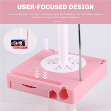 Crochet Caddy, Yarn Holder for Crocheting, Multi-Functional Yarn Spool Box, Detachable Crochet Yarn Holder, Yarn Spinner