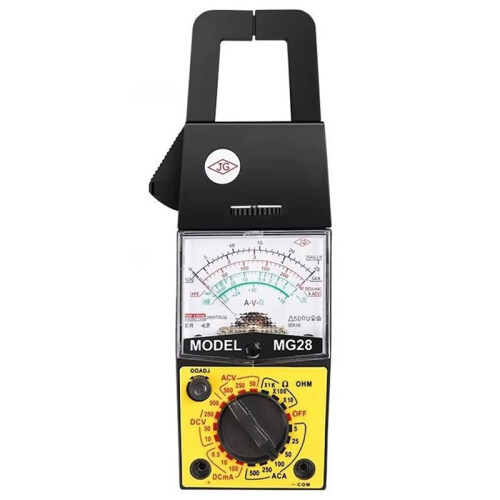 New MG28 Clamp Meter Current and Voltage Pointer Ammeter AC 500A Multi-Function Multimeter AC Current Measurement 1