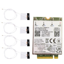 T77W968 DW5821E X20 4G LTE Module Cat16 Gigabit 4G Wireless Card for  Latitude 5420 5424 7424 7400 Laptop+4XAntennas