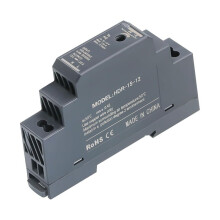 DIN Rail Power Supply 12V 1.25A 15W, Input 100-240V AC 50/60Hz DIN Rail Transformer for Home or Industrial Automation