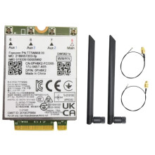 T77W968 DW5821E X20 4G LTE Module Cat16 Gigabit 4G Wireless Card for 5420 5424 7424 7400 Laptop+2X8DB Antennas Kit