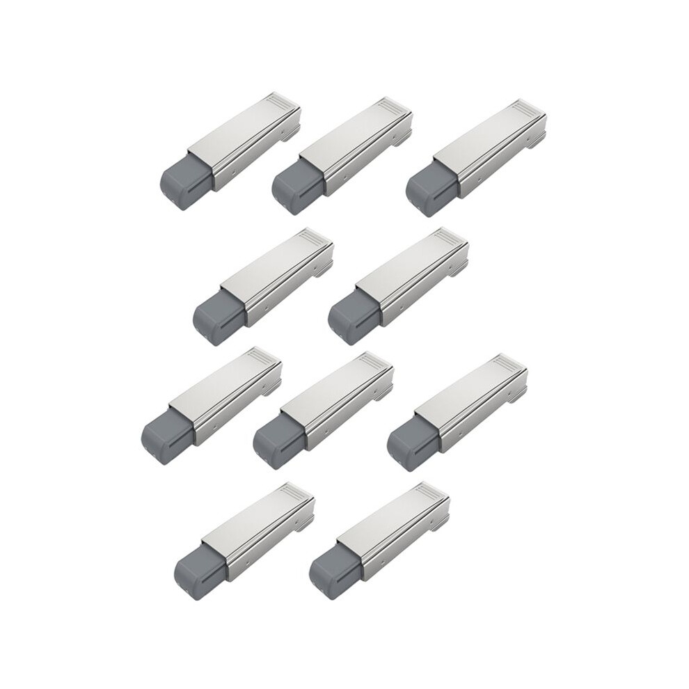 10 Pack Soft Close Motion Damper Mechanism For Full Overlay Hinges, Smooth Slow Straight-Arm, Clip Top Retrofitting 6033474011580