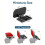 Universal Rear Camera Mounting Bracket Dash Cam Mirror Cam Backup Camera Mount Rearview Camera Holder 4Pcs 7
