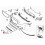 Car Front Bumper License Number Plate A2138802400 for - MB E-Class W213 2017-2023 Front License Plate Frame 7