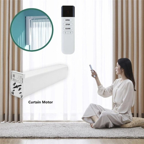 Wireless Remote Control for Electric Curtain 433MHz Portable Remote Control Handle  Home Scene Control 1