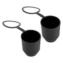 2Pcs 50mm Trailer Hitch Ball Cover Tow Ball Protector, Black Weatherproof Caps for Truck Caravan RV