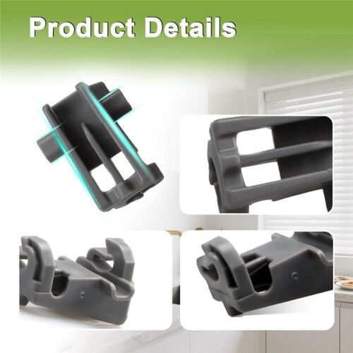 2PCS Dishwasher Lower Rack Holders Rack Fixing Clips Tine Row Clips for  Dishwasher Replace MEG64438801 00611474 1