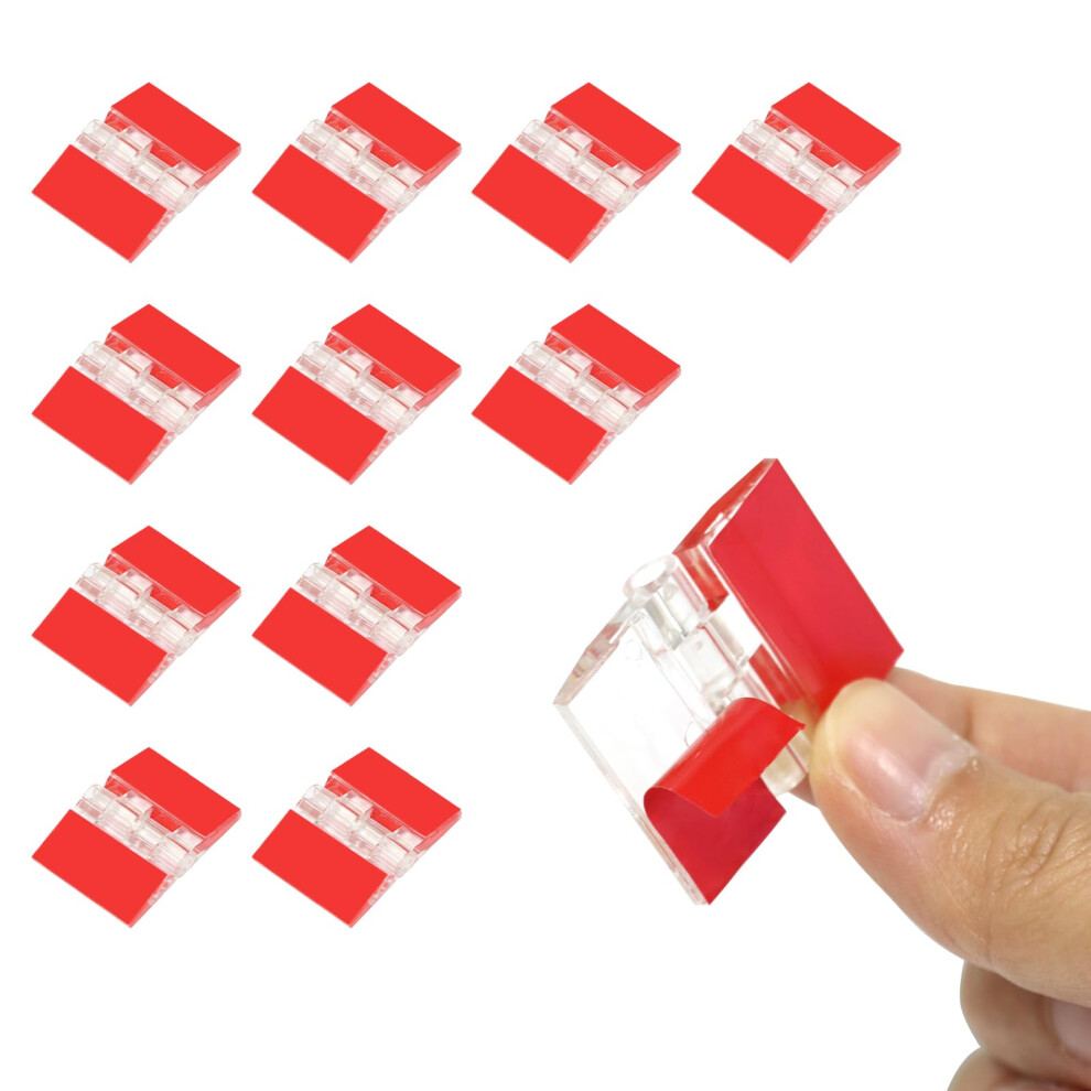 12Pcs Clear Acrylic Self Adhesive Hinges 275 Rotation For Glass Cabinets Crafts Aquarium Lids 9092120874624