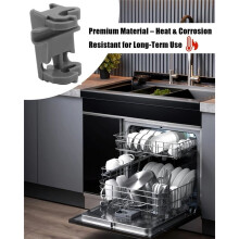 2PCS Dishwasher Lower Rack Holders Rack Fixing Clips Tine Row Clips for Dishwasher Replace MEG64438801 00611474