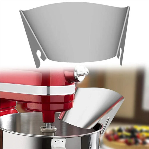 Pour Shield for  Mixers, Universal  Guard, Food Processor Attachment Safety Shield 2