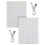 CMYK LED Backlight Board for  P1/X1/A1 Series 3D Printer,3D Printer Accessories PCB Lithophane Pane 2Pack 1