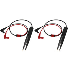 2PCS for SMD Chip Test Clip Capacitance Inductor Resistance Test Clip Meter Lead Probe Multimeter Tweezer