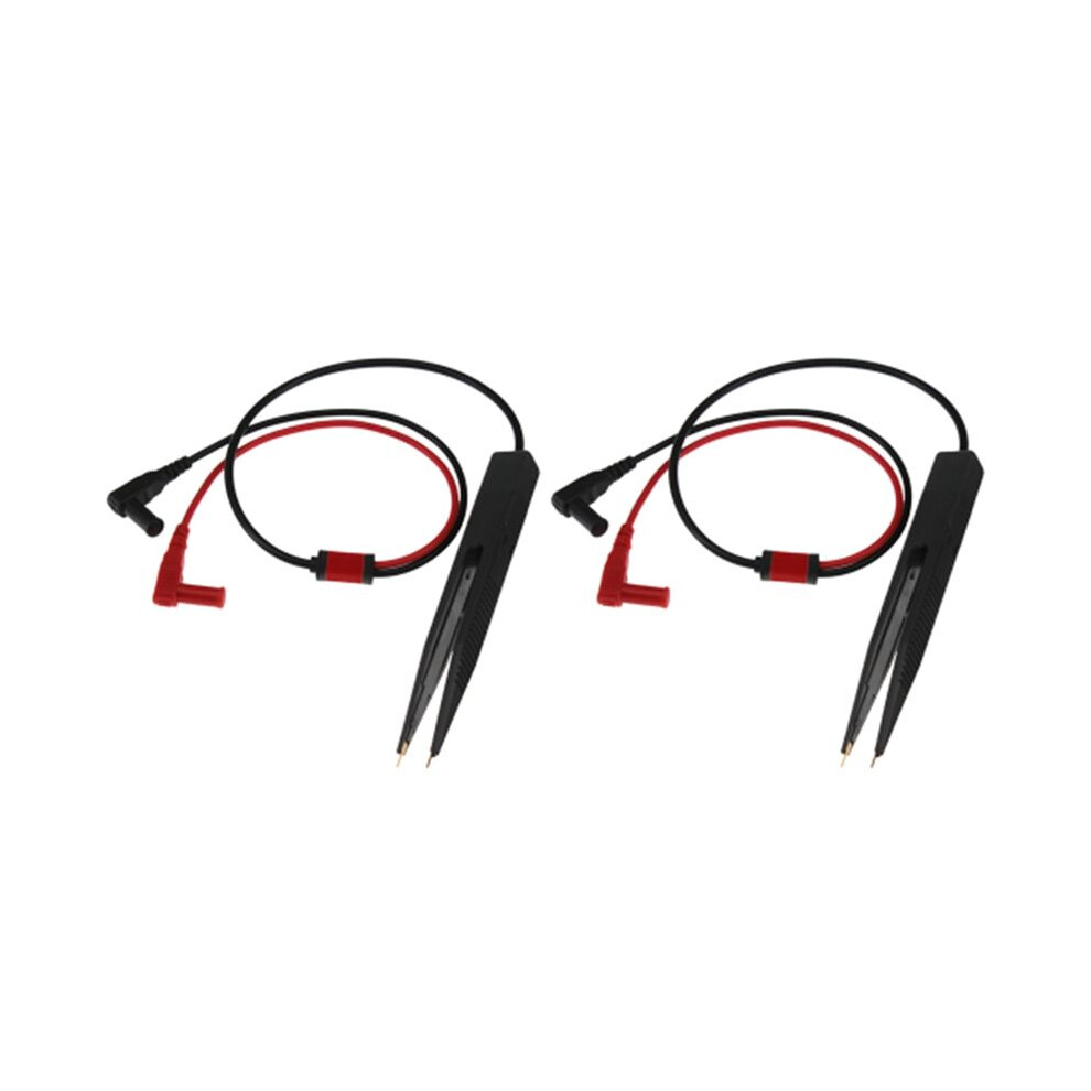 2Pcs For Smd Chip Test Clip Capacitance Inductor Resistance Test Clip Meter Lead Probe Multimeter Tweezer 6032760009669